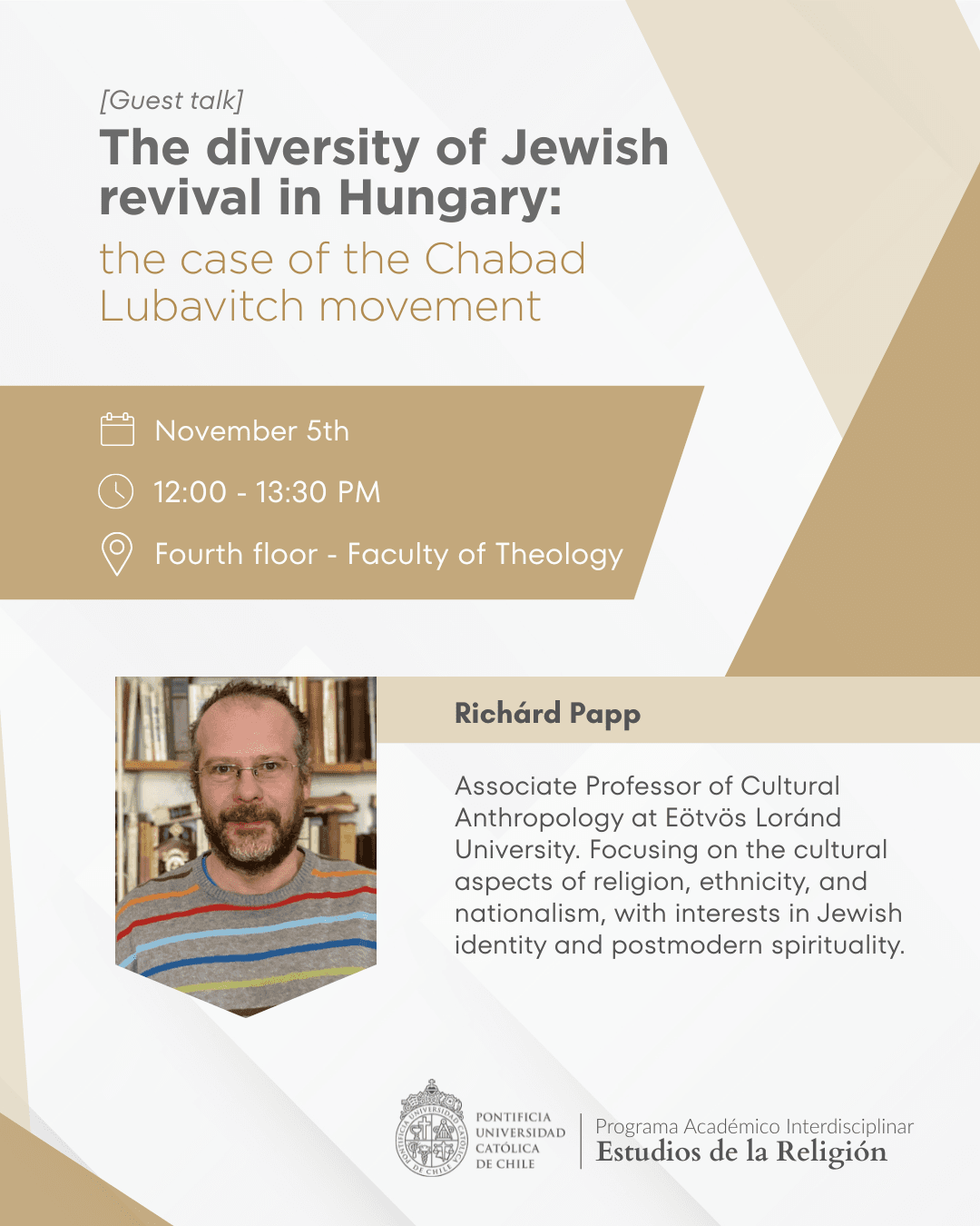 [Charla] The diversity of Jewish revival in Hungary
