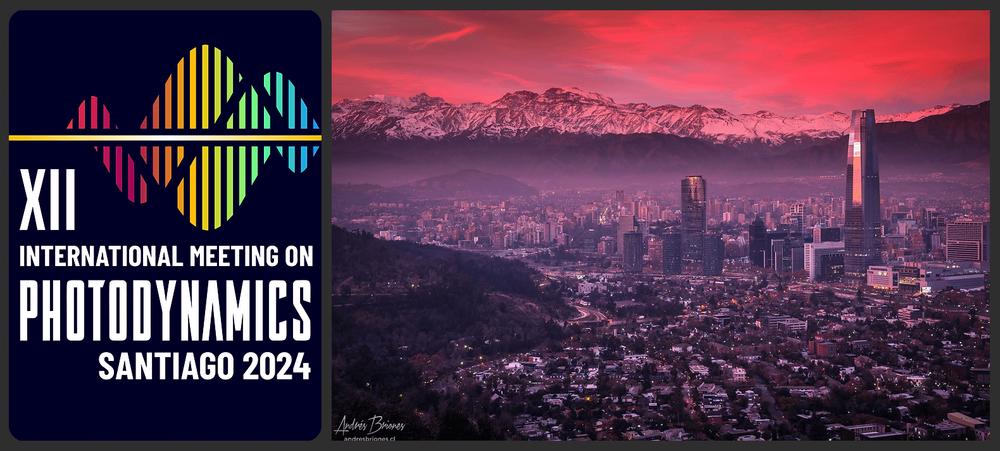 Gráfica con antecedentes del evento y fotografía de Santiago de Chile.