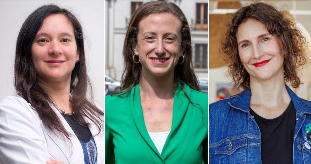Foto facial de Carolina Ruiz, Carolina Andueza y Francisca Imboden