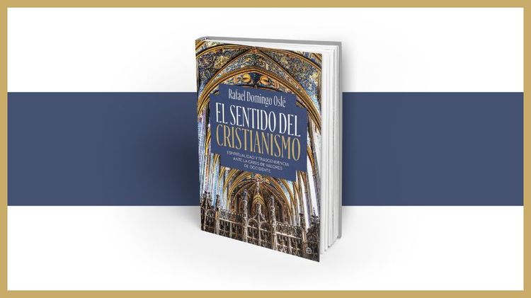 foto del libro sobre franja azul