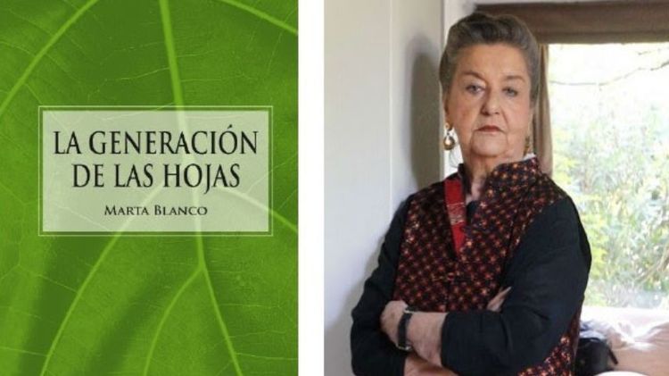 A la izquierda la portada de la generación de las hojas, a la derecha una imagen de Marta Blanco.