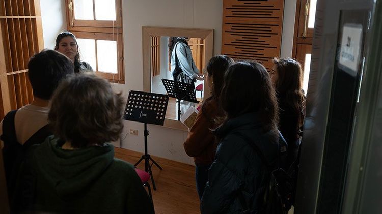 Actividad de la primera versión del Open Day Música UC. Foto: Música UC.