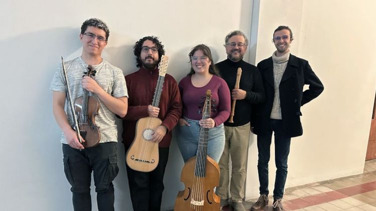 Ensamble Barroco Alumni Música UC. Foto: María Canelo.