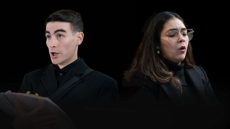 Nikolas Tobar y Claudia Figueroa.