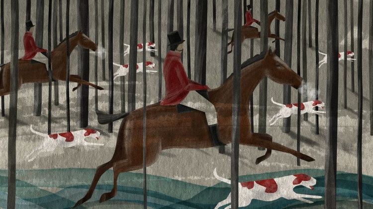 Ilustración de Pedro Naranjo para El Moldava de Bedrich Smetana.