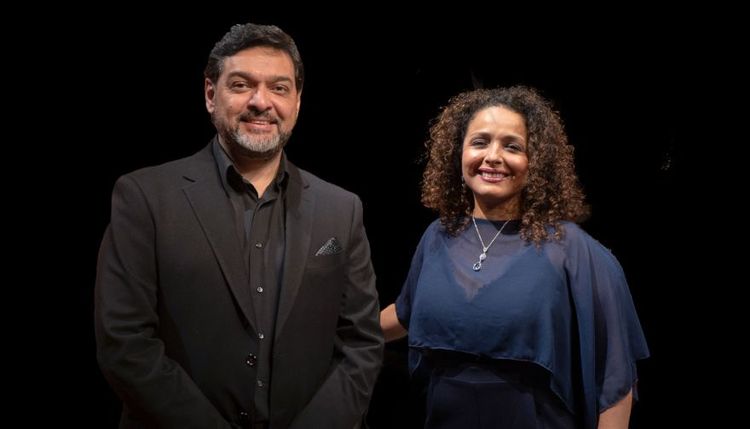 Patricio Sabaté y Claudia Pereira. Foto: Música UC.