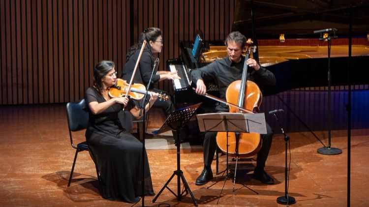 Oriana Silva, Liza Chung y Martin Osten. Foto: Música UC.