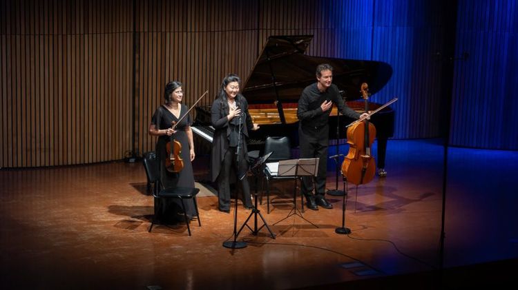 Oriana Silva, Liza Chung y Martin Osten. Foto: Música UC.