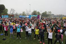 Personas mayores en la caminata 2023